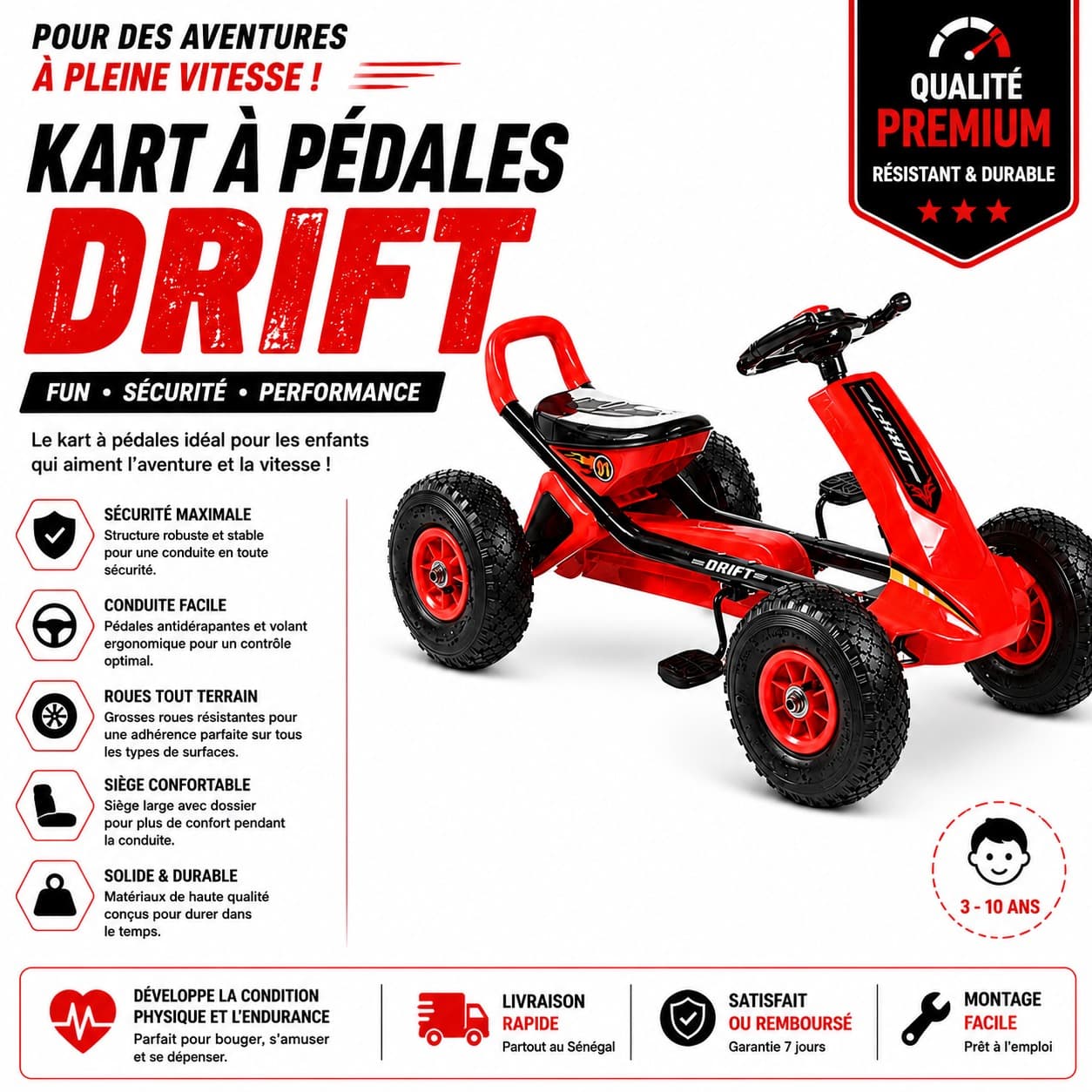 Kart a pedales Drift